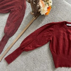 Zara Red Sweater